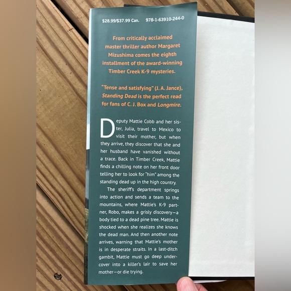 Standing Dead A Timber Creek K9 Mystery (#8) Thriller Margaret Muzushima - Picture 3 of 6